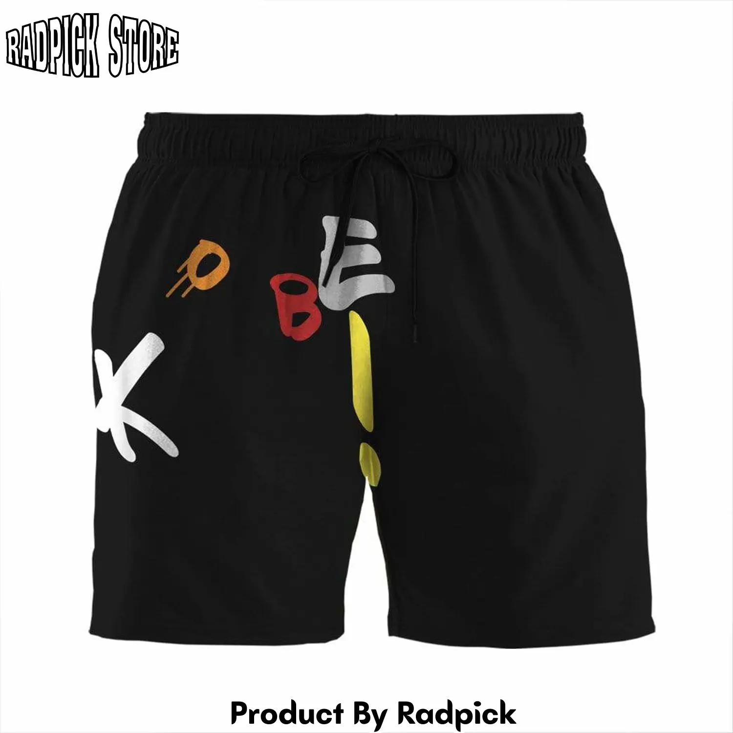 Radpick 3d kobe bryant custom summer beach shorts swim trunks aed rp631404